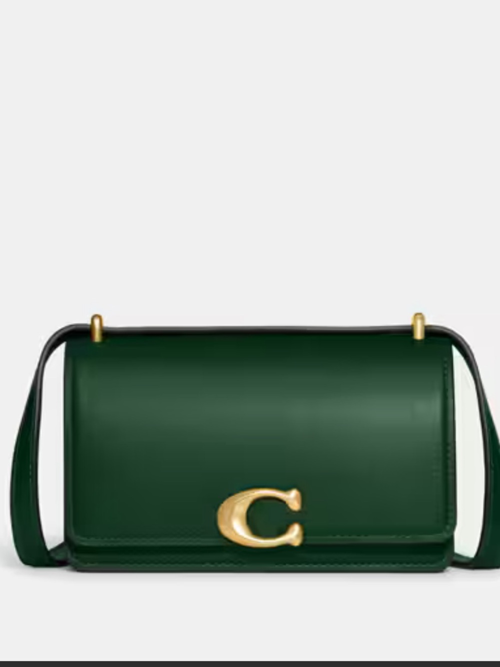 Coach Bandit Small Crossbody Bag in Forest Green with Gold Hardware